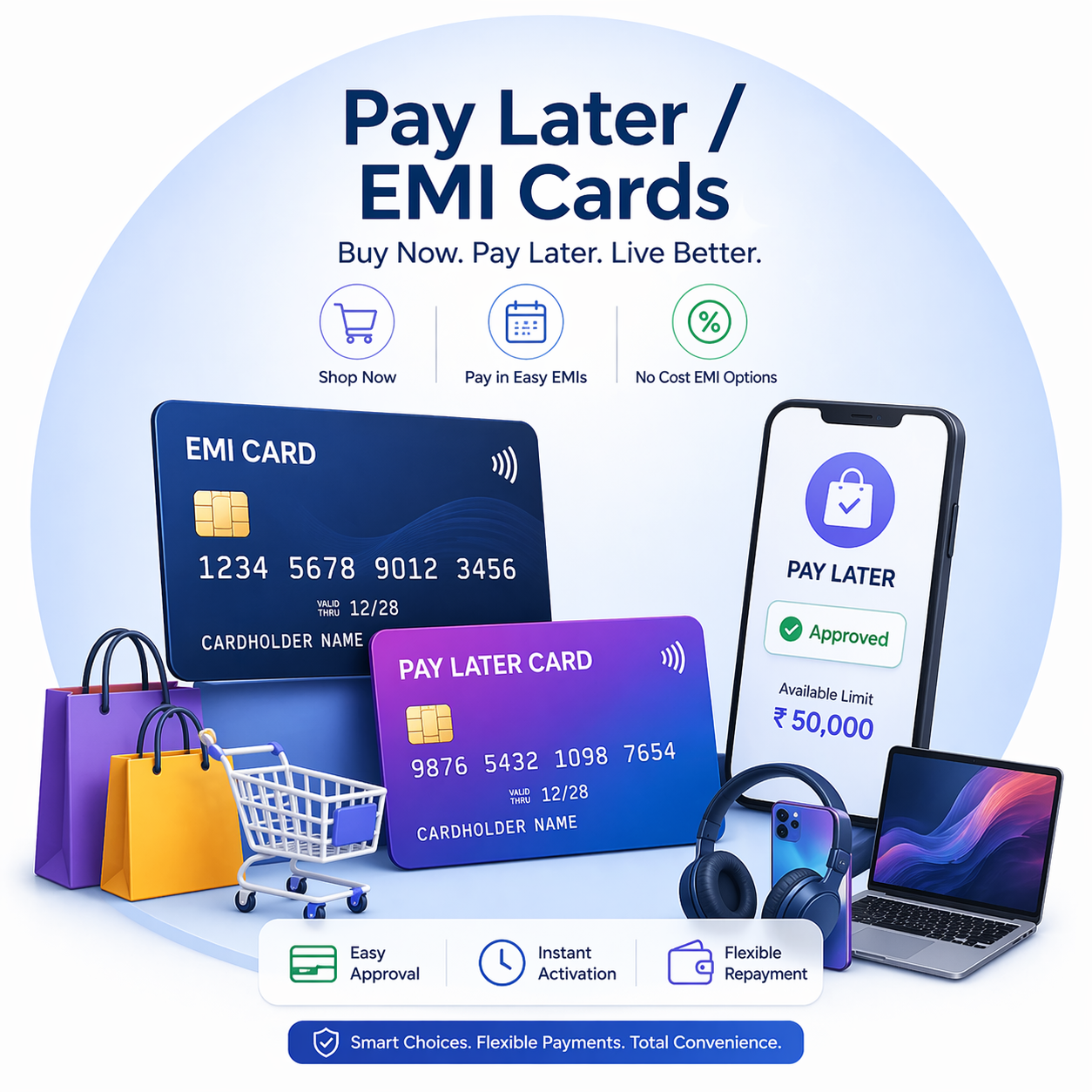 Pay Later / EMI Cards